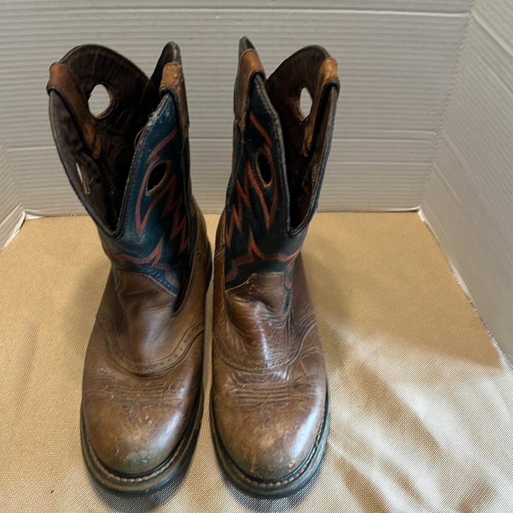 Rocky-Ride Branson Saddle Roper- Size 12W- Water Proof- Soft Toe-Pre-Owned